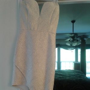 Strapless beautiful sparkly dress